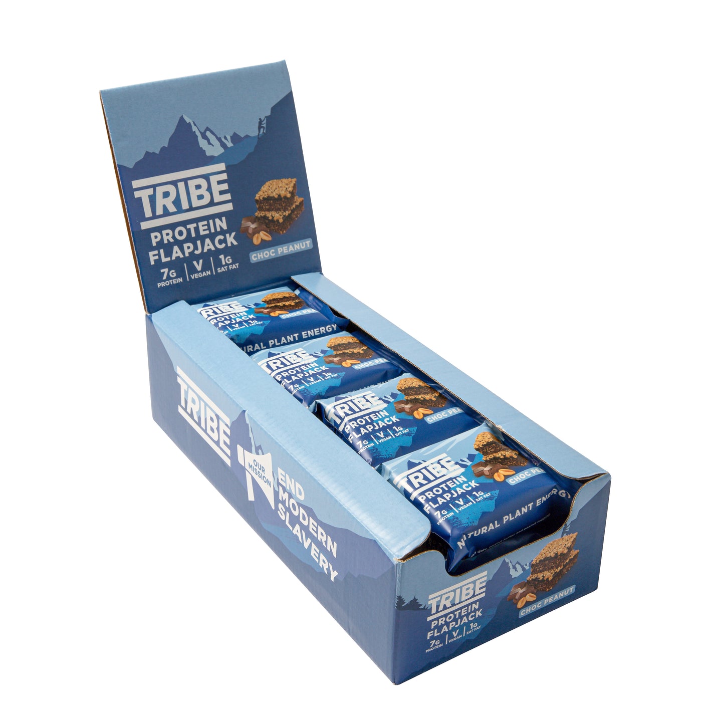 TRIBE PROTEIN FLAPJACK - CHOC PEANUT 12-PACK