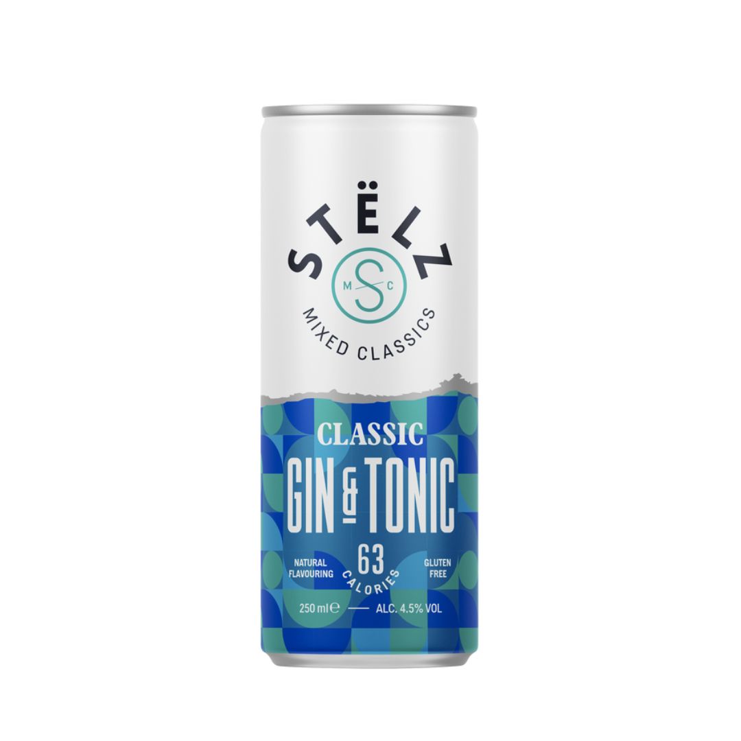 12-PACK STËLZ Mixed Classics: Gin & Tonic